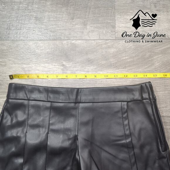 Altar'd State Black Faux Leather Shorts - Picture 3 of 7